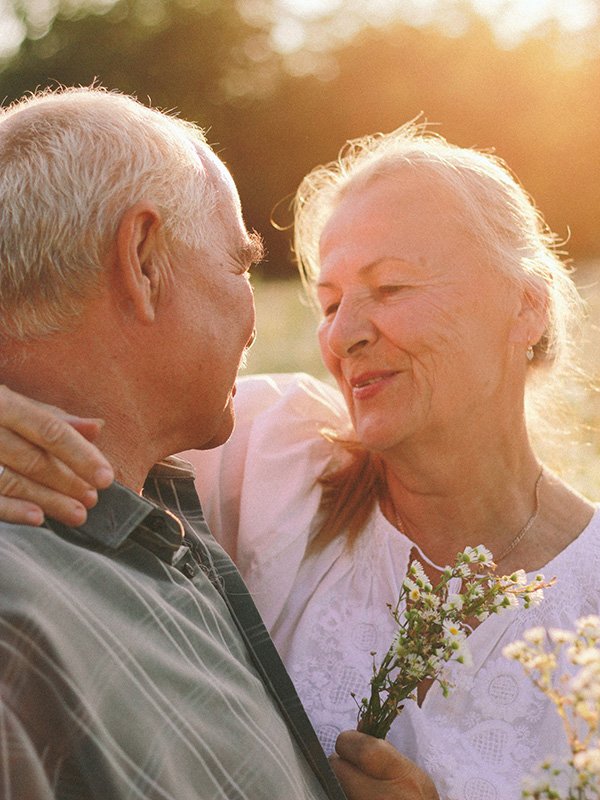 Elderly couple