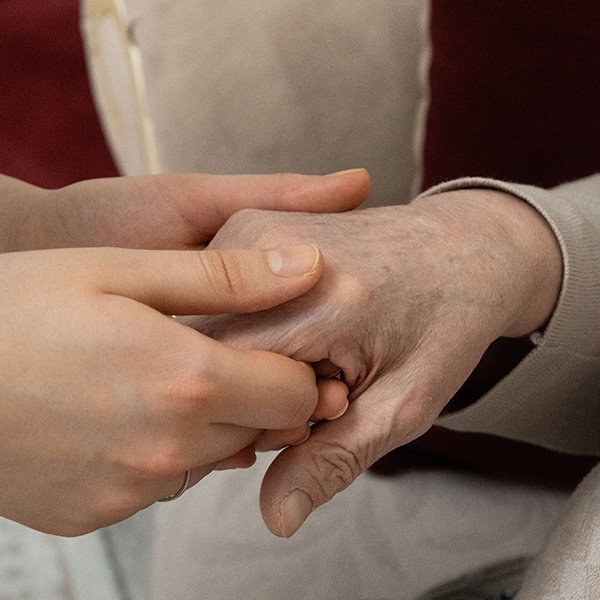 Holding hands